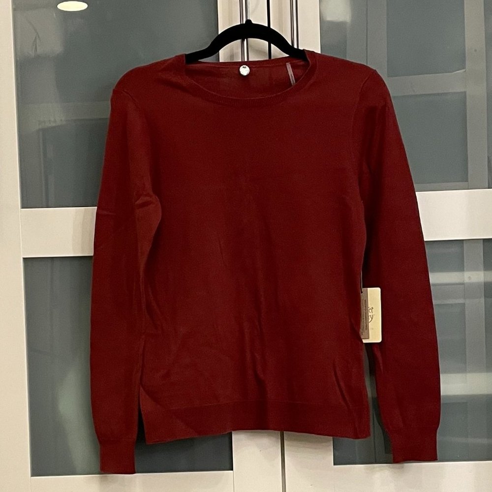Margaret O'Leary - Basic Crew Neck Sweater (Madder Brown)